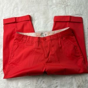NWOT Lee coral, Capri size 12